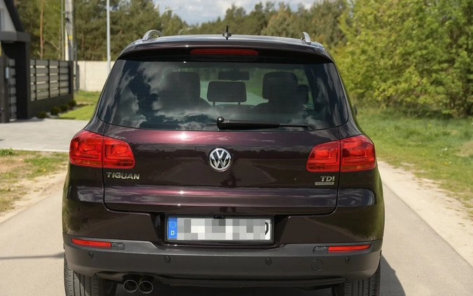 Volkswagen Tiguan cena 59900 przebieg: 182000, rok produkcji 2013 z Lubomierz małe 704